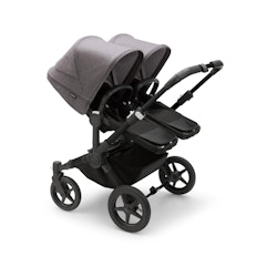 Bugaboo Donkey 5 Duo Black Grey Melange