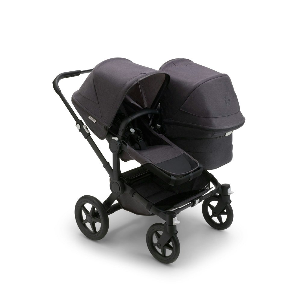 Bugaboo Donkey 5 Duo Syskonbarnvagn Syskonvagn Washed Black