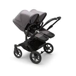 Bugaboo Donkey 5 Twin Black Grey Melange