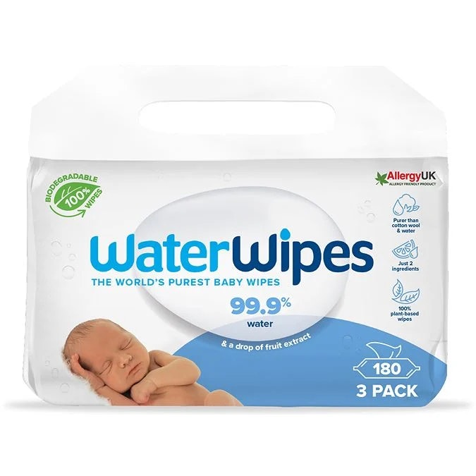 Waterwipes 3X60 99.9% Vatten