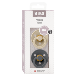 BIBS Colour 0+ Vanilla Iron Latex 2 Pack