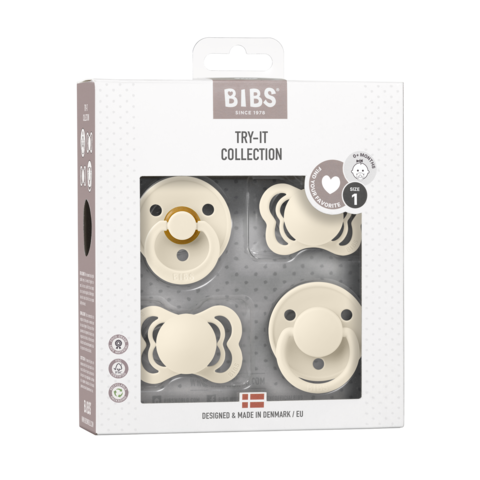 BIBS Try It Collection Ivory 4 nappar