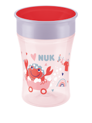 NUK Magic Cup 8+ 230 ml Röd