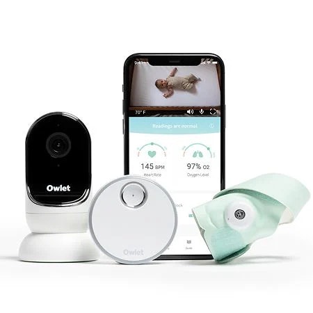 Owlet Monitor Duo Smart Sock och Kamera Mintgrön