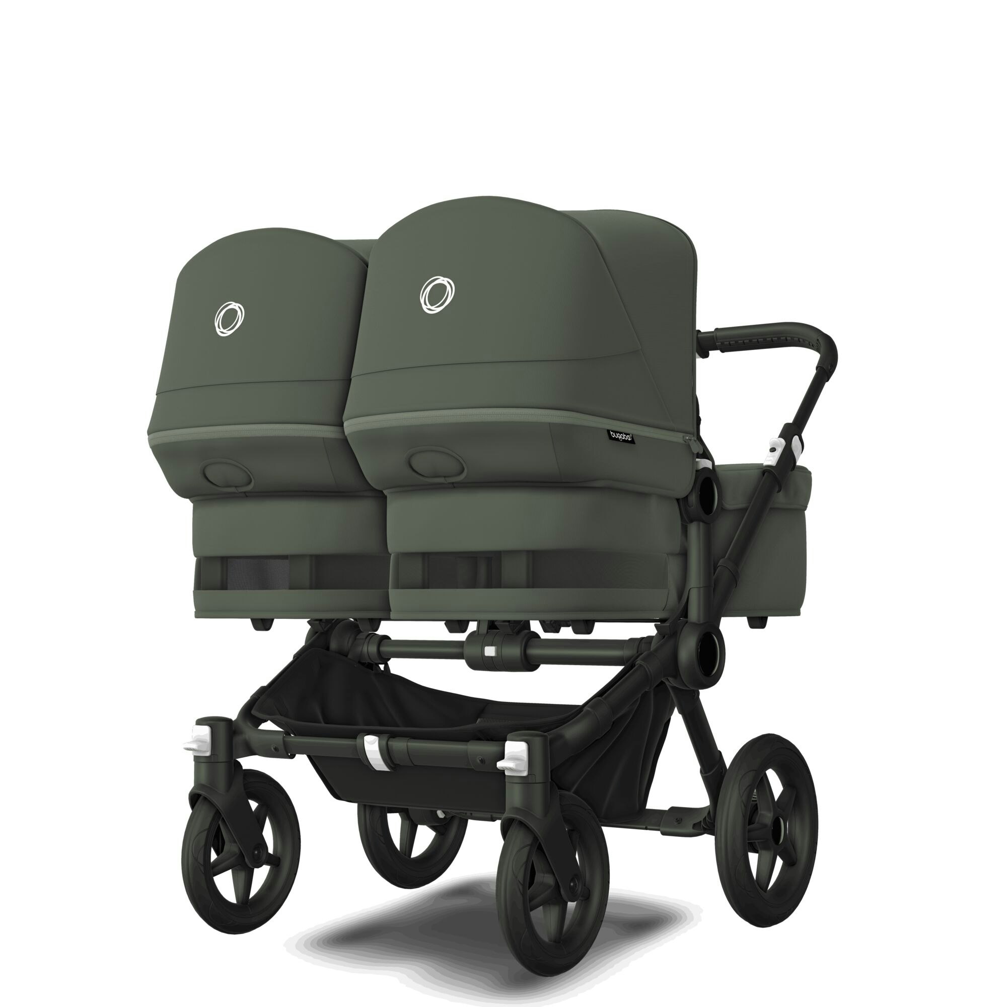 Bugaboo Donkey 5 Twin Forest Green Tvillingvagn