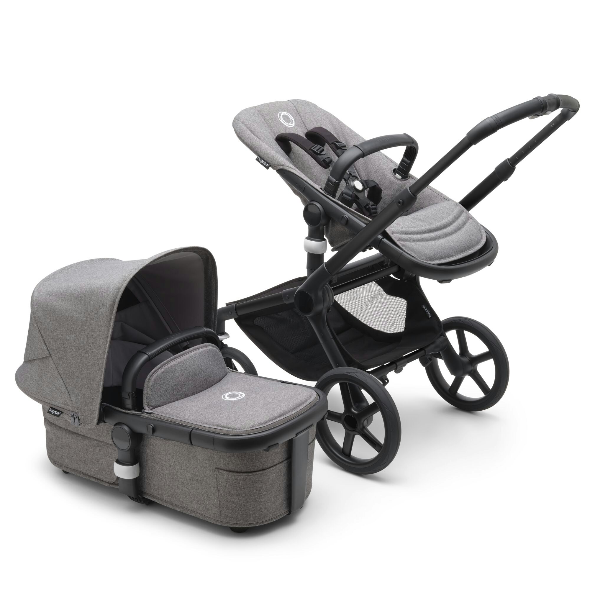 Bugaboo Fox 5 Black Grey Melange