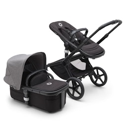 Bugaboo Fox 5 Black Midnight Black Grey Melange