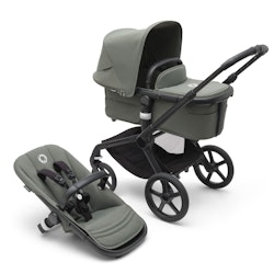 Bugaboo Fox 5 Black Forest Green + Turtle Air Babyskydd + Adapter