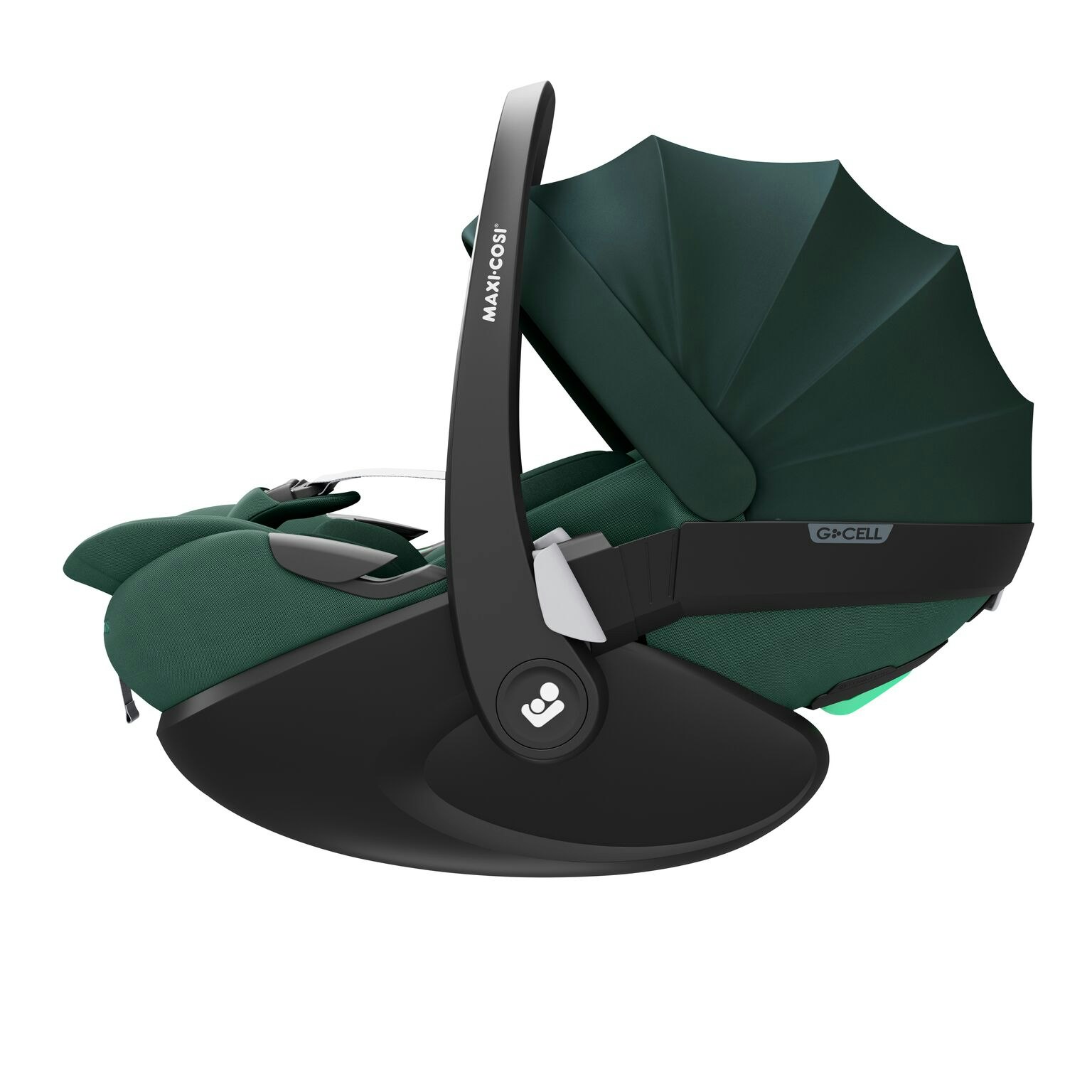 Maxi Cosi Pebble 360 Pro i-Size Essential Green Babyskydd Liggläge