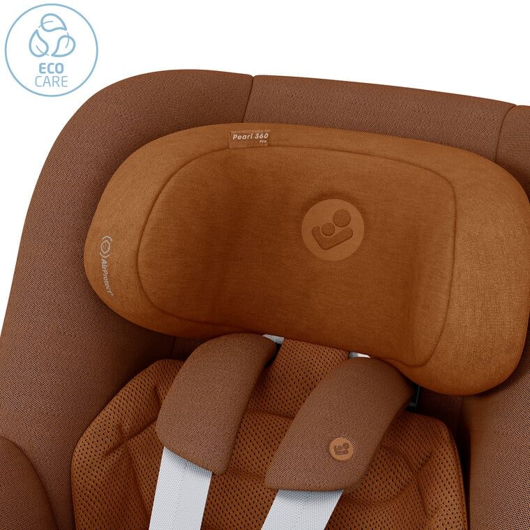 Maxi Cosi Pearl 360 Pro Authentic Cognac Roterbar i-Size bilbarnstol