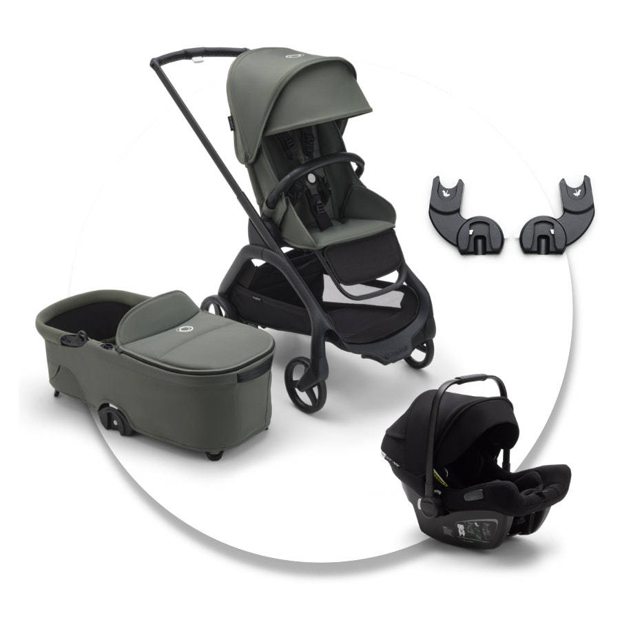 Bugaboo Dragonfly 3 in 1 Forest Green Barnvagnspaket