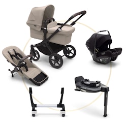 Bugaboo Donkey 5 Desert Taupe inkl. Turtle Air + 360 Isofix bas