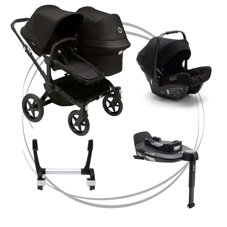 Bugaboo Donkey 5 Duo All Black 4 in 1