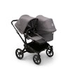 Bugaboo Donkey 5 Duo Grey Melange Barnvagn Syskonvagn