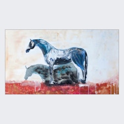 H & H Art Print 30x40 - Blue Stallion