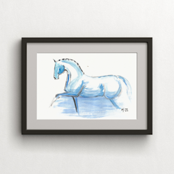H & H Art Print 21x30 - Blue Sky