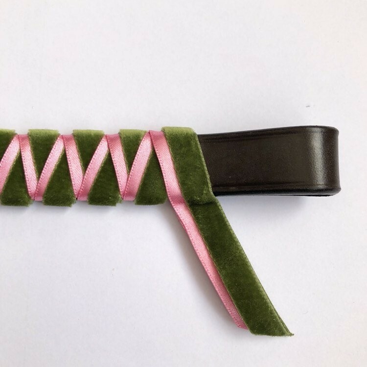 Everyday Browband - Olive & Pink