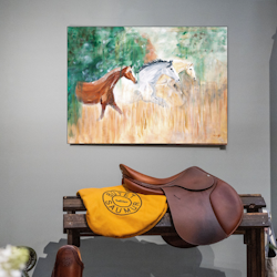 H & H Art Print 50x70 - Three Ponies