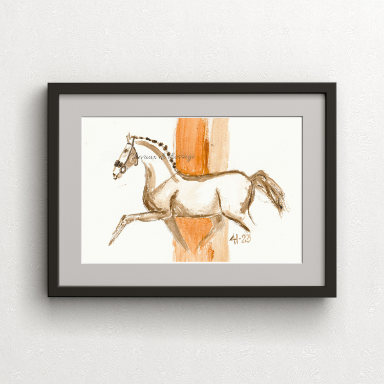 H & H Art Print 21x30 - Amber