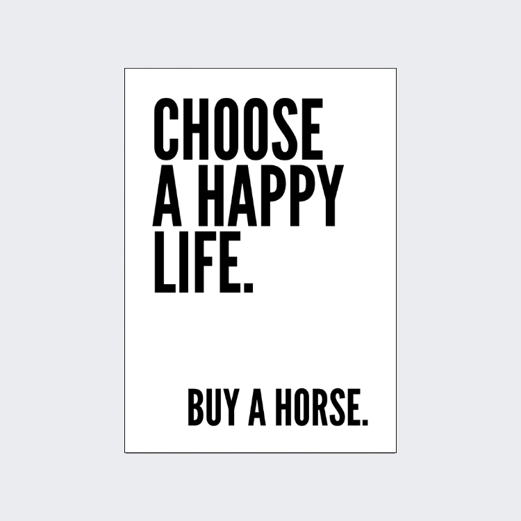 H & H Poster 30x40 - Happy Life