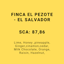 FINCA EL PEZOTE - EL SALVADOR