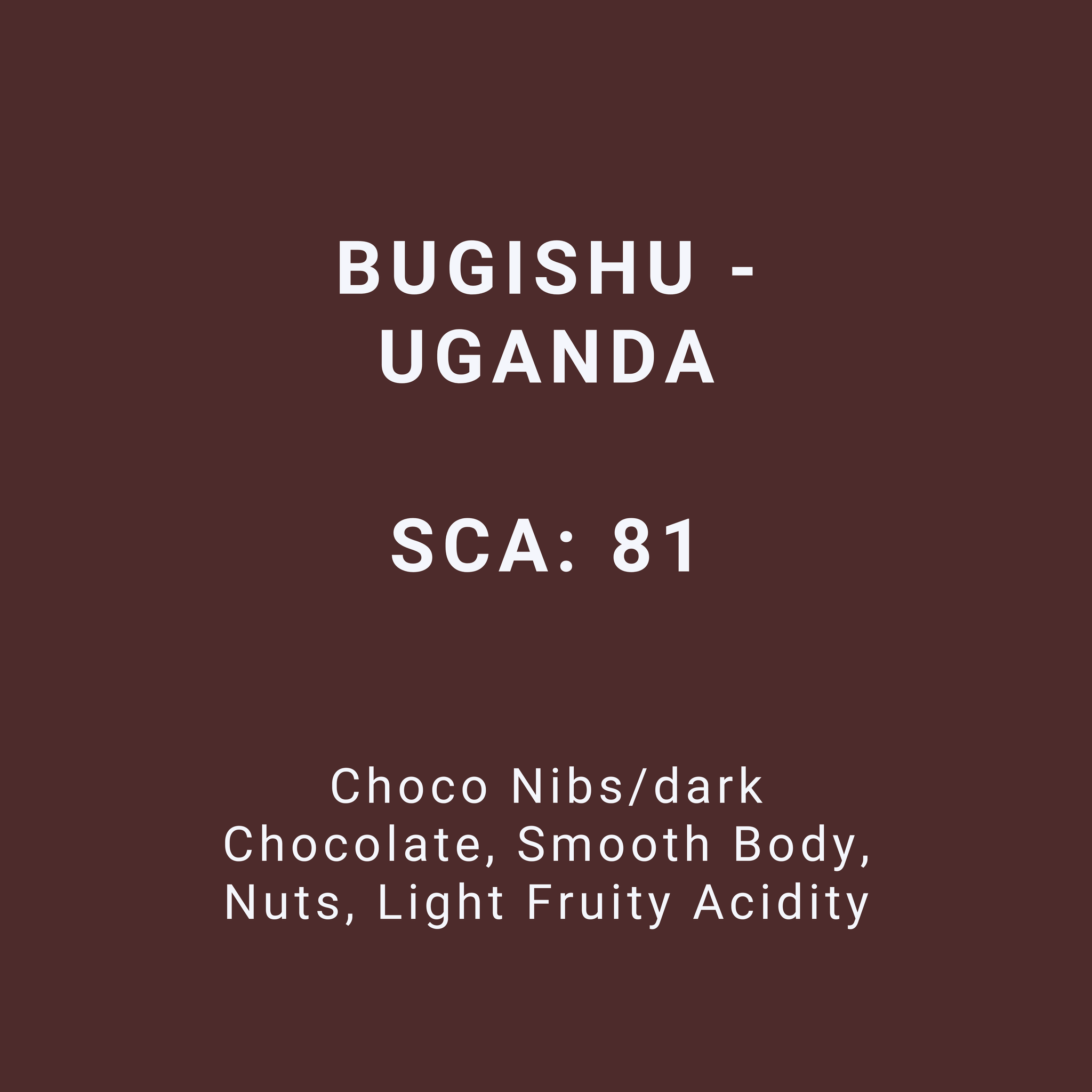 BUGISHU - UGANDA