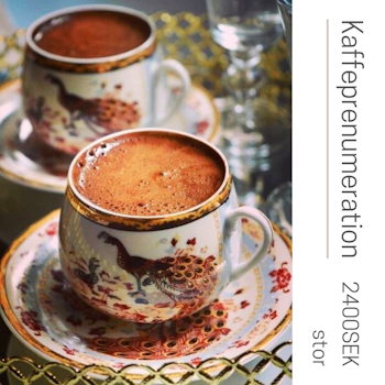 Kaffeböner online, Kaffeprenumeration stor - 8kg specialkaffe levererat till din dörr