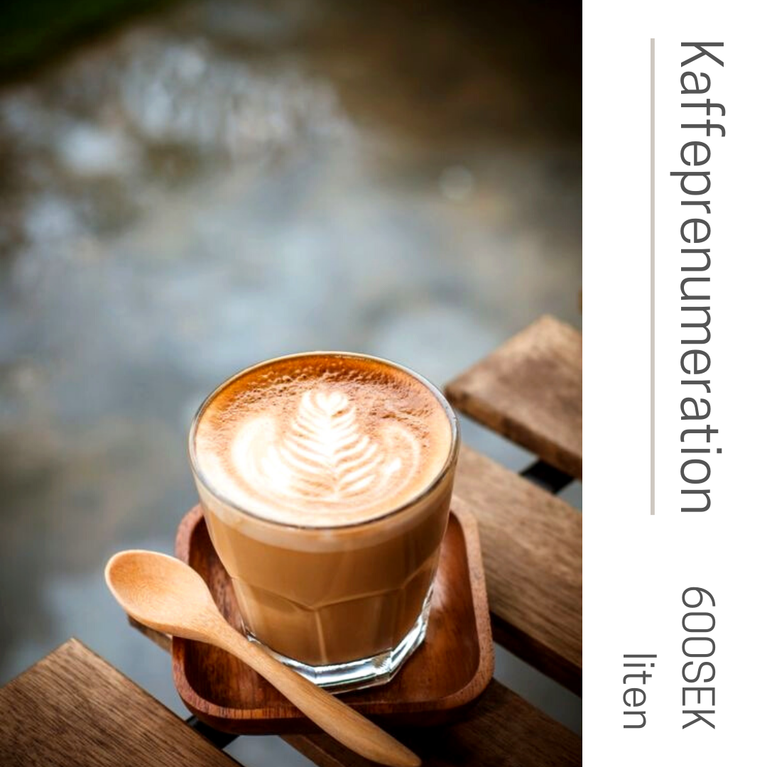 Kaffeböner online, Kaffeprenumeration liten - 2kg specialkaffe levererat till din dörr