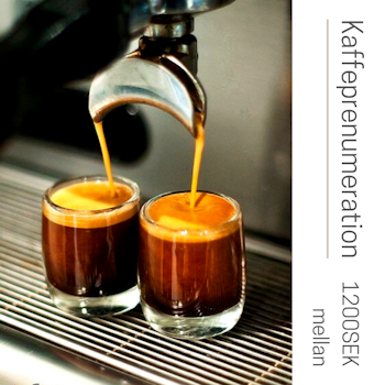 Kaffeböner online, Kaffeprenumeration mellan - 4kg specialkaffe levererat till din dörr