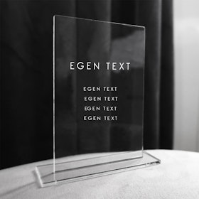Skylt - Egen text