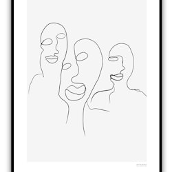 Print - Three figures