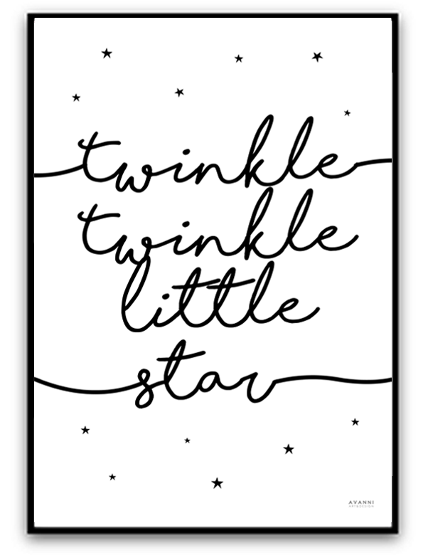 Print - Twinkle twinkle little star