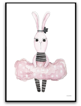 Print - Girly bunny