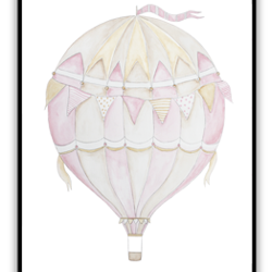 Print - Pink air balloon