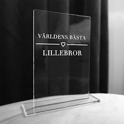 Skylt - Världens bästa lillebror