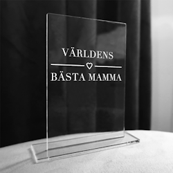 Skylt - Världens bästa mamma