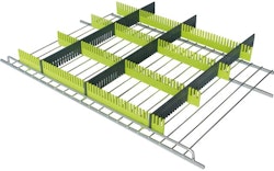 Oppbevaringslister for kjøleskap 8-stk sett