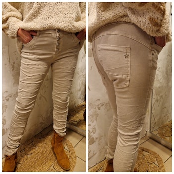 Jewelly jeans beige