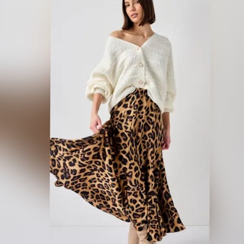Leopard skjørt  paris