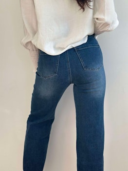 Flare Pocket jeans  medium vask