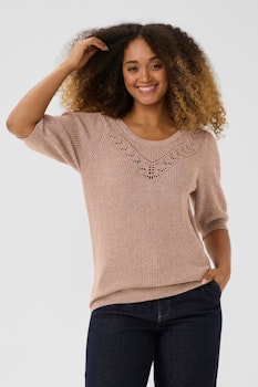 Delia Pullover kort puffarm