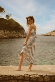Lady knit sort/hvit