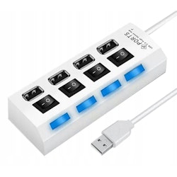 USB Hub 2.0, 4-portar