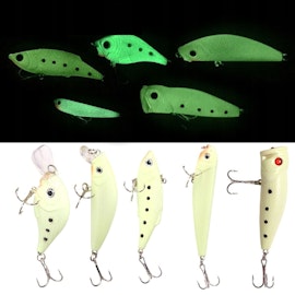 Fluorescerande wobblers, 5 st