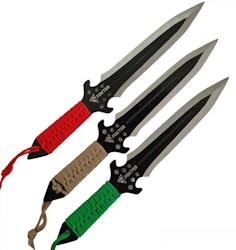 3 st kastknivar från Foxter, 25 cm