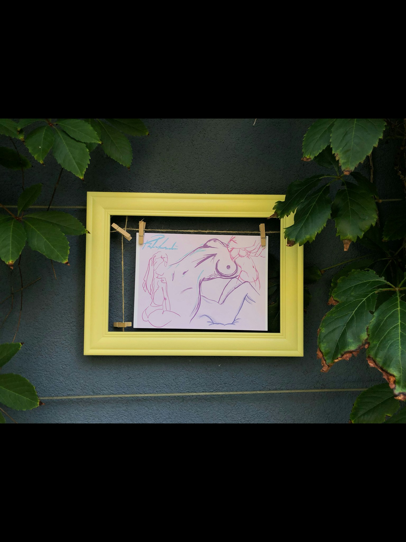 Naked in pink