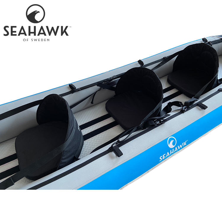 Seahawk Aero K2/K3 - Uppblåsbar familjekajak 2-3 personer - Paket