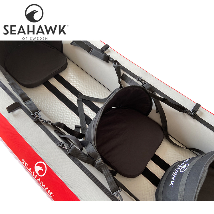 Seahawk Aero K2/K3 - Uppblåsbar familjekajak 2-3 personer - Paket