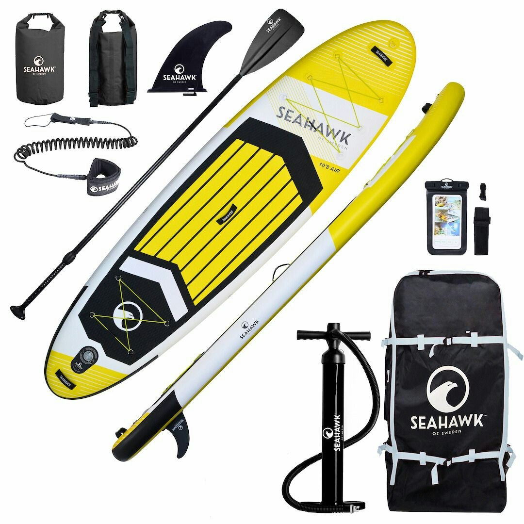 Seahawk Yellow - SUP 10.8 - Uppblåsbar - Paketerbjudande