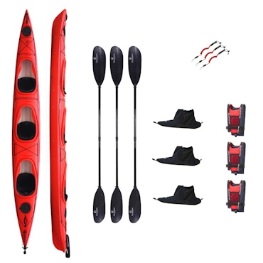 Trippelkajak - Seahawk Expedition K3 (3-sits) - Paket